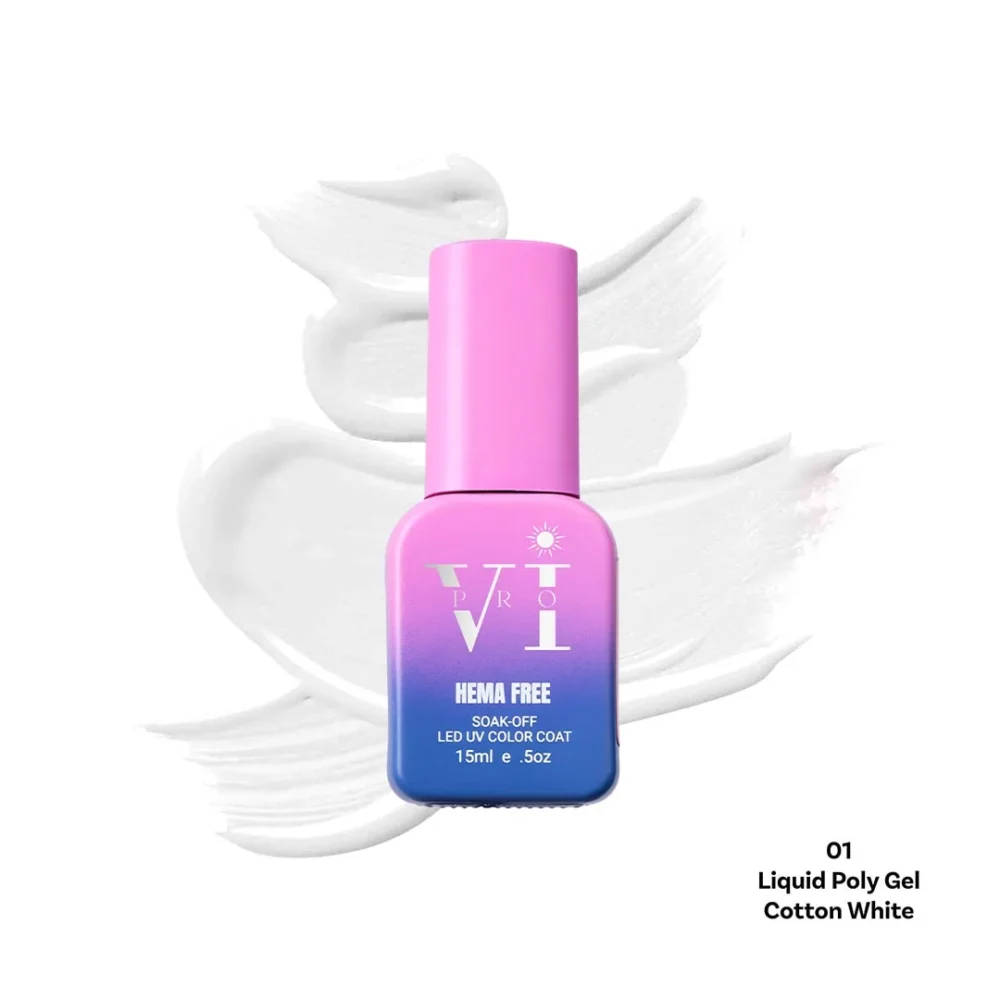 01 liquid poly gel COTTON WHITE