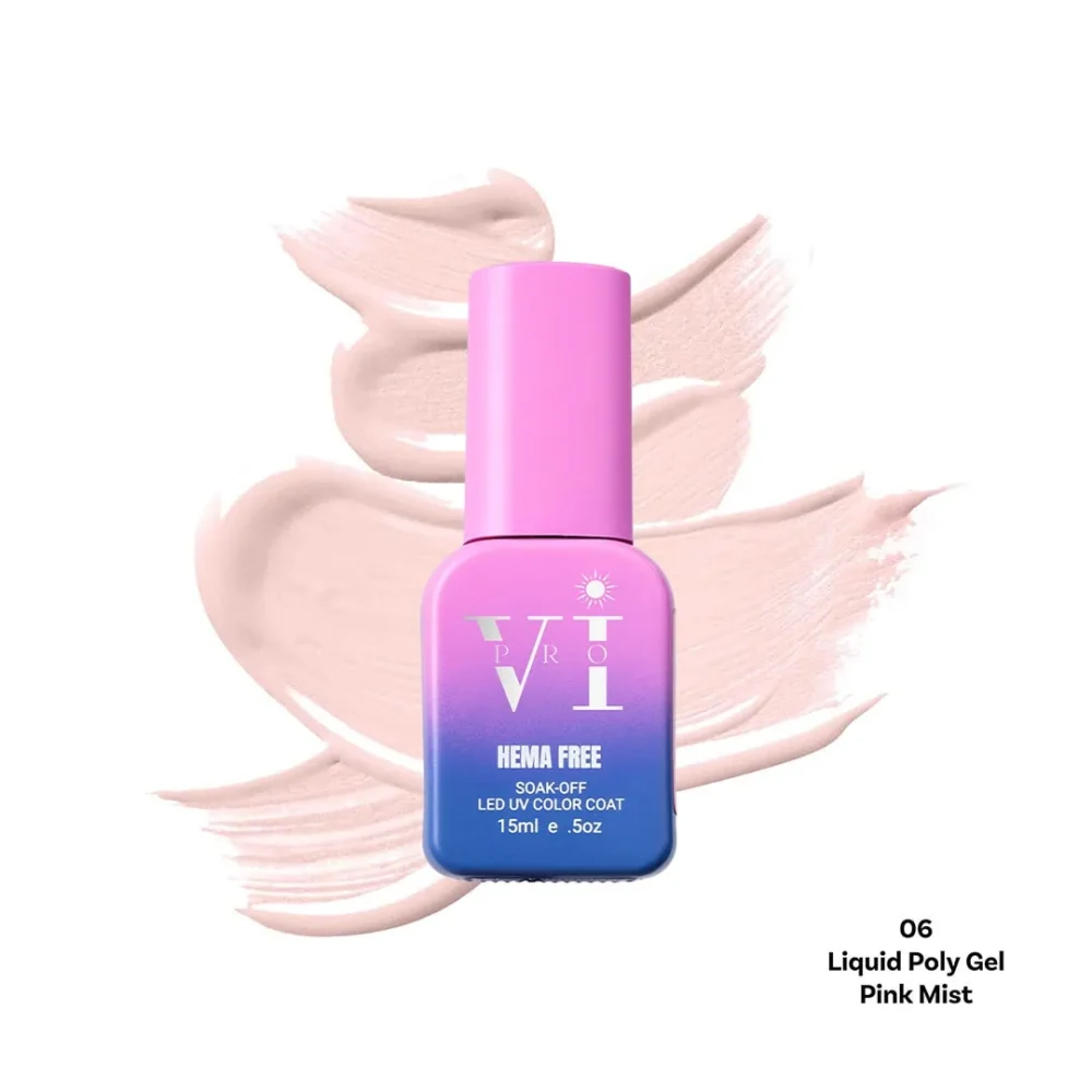 06 liquid poly gel PINK MIST