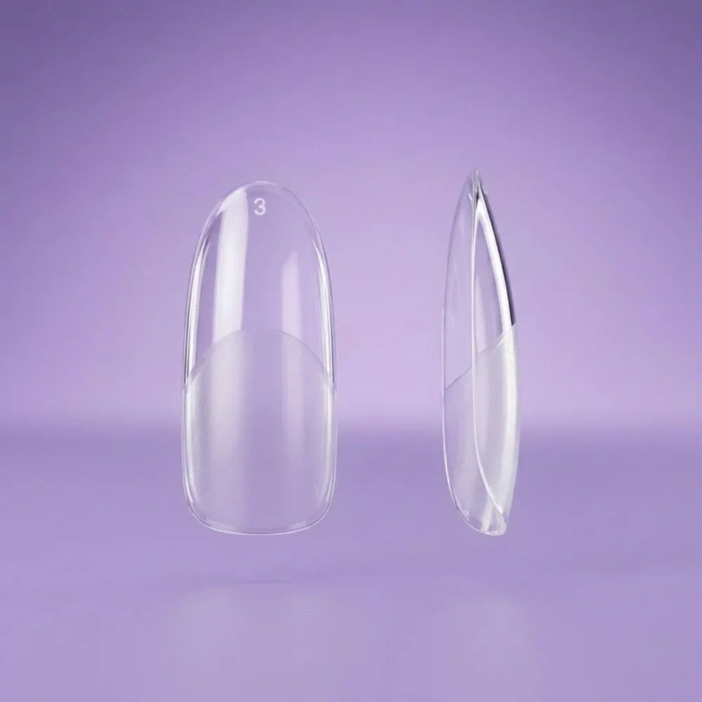 HALF BUFFED SOFT GEL TIPS OVAL