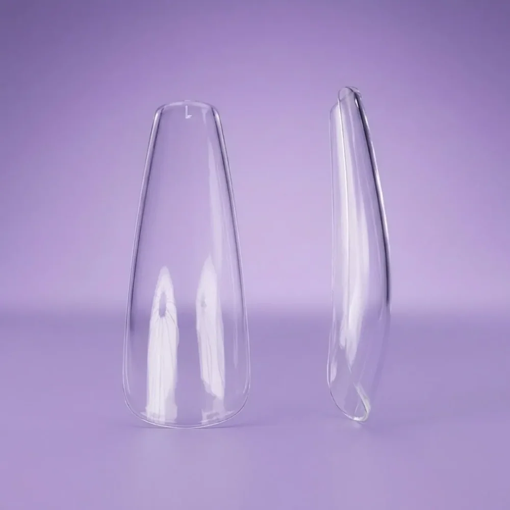 SOFT GEL TIPS 500ΤΜΧ LONG COFFIN