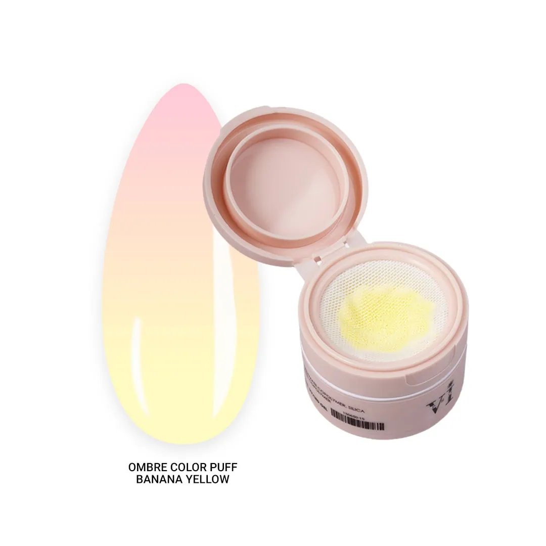 OMBRE COLOR PUFF BANANA YELLOW